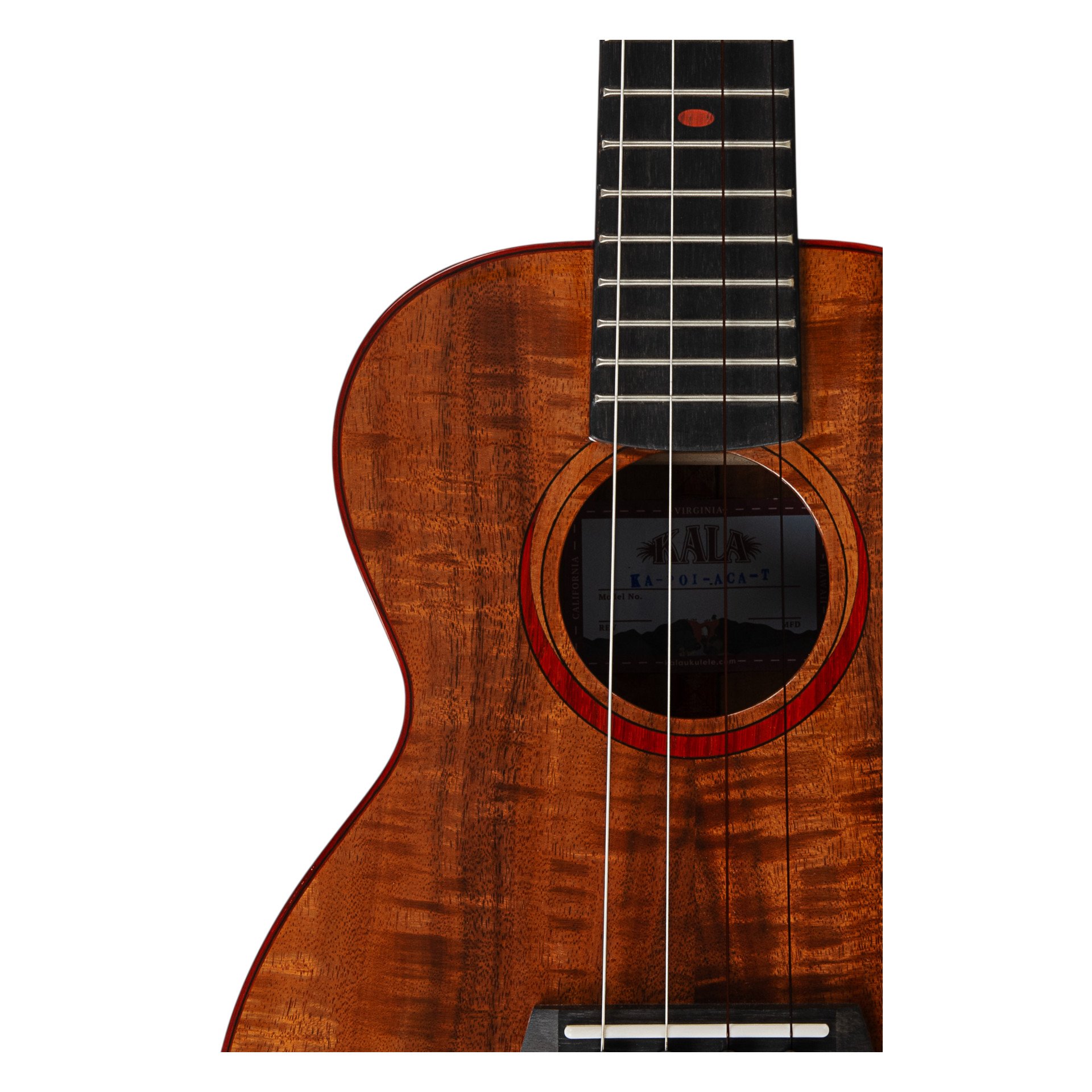 KA-POI-ACA-T Tenor Ukulele All Solid Acacia Poi Pounder with Bag
